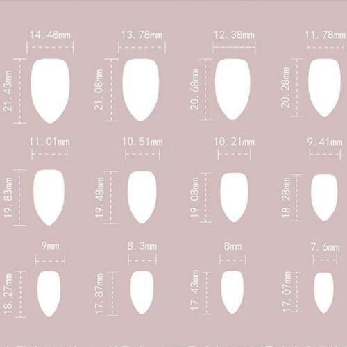 24PCS Green French Tip Almond Press-On Nails with Gold Line Design – Glossy Full Cover