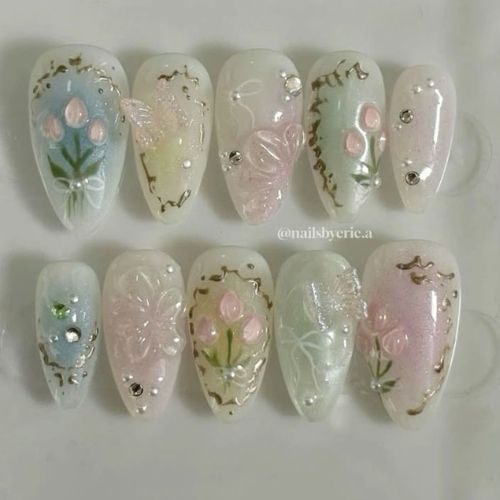 Sunny Vibes Handmade Summer Nails Collection